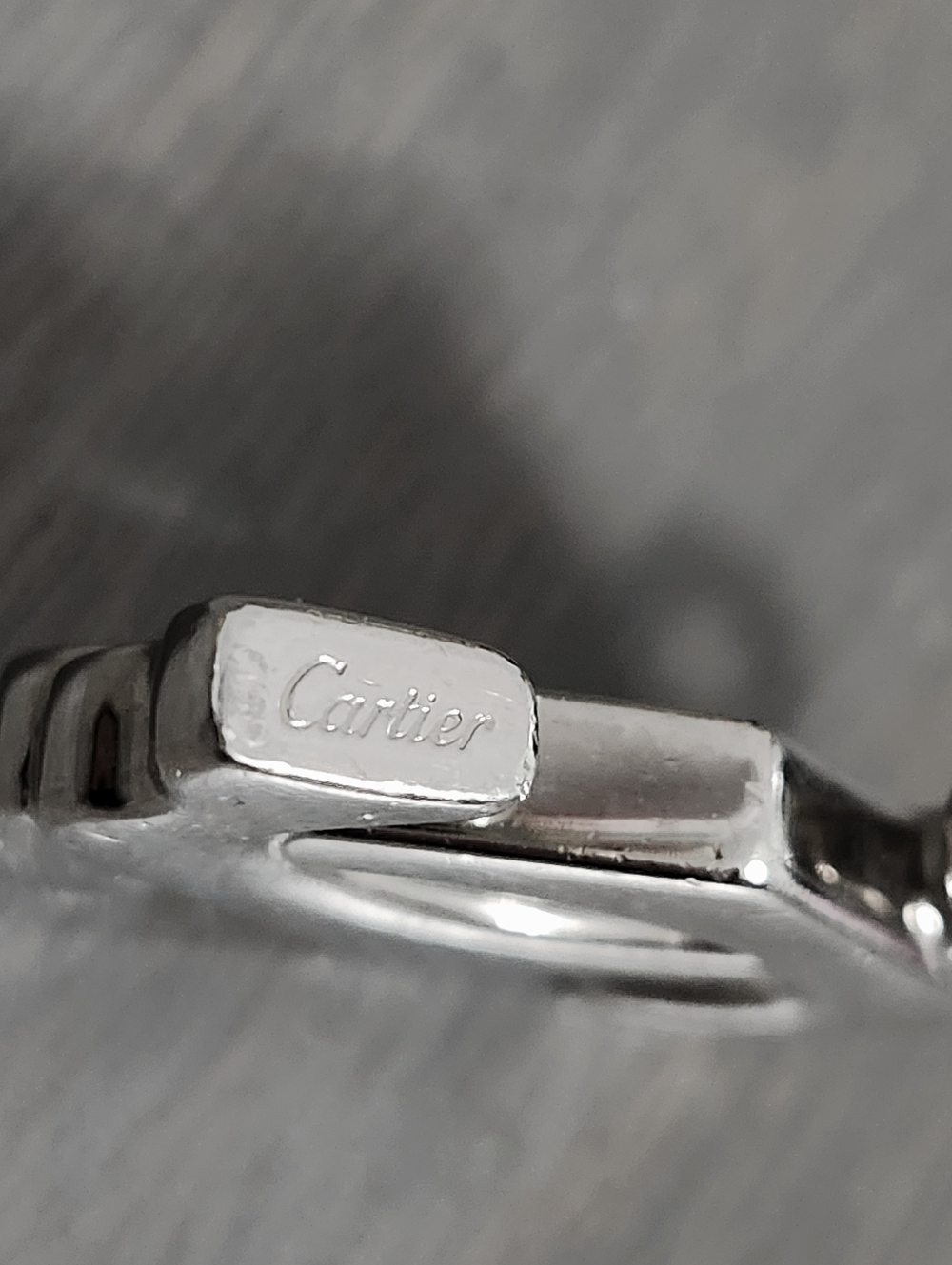 Cartier Interlocking Logo Large Keychain Charm 1.25" - Picture 5 of 9